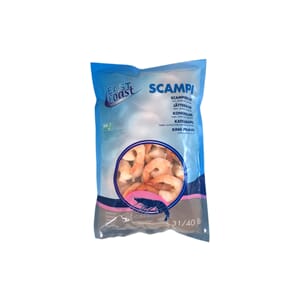 EC ( Scampi ) Reker 31/40 Kokt U/Skal M/Hode 10x500g