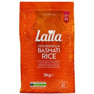 Laila Golden Sella Basmati Rice 4X5KG