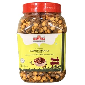 Chakra Roasted Kabuli Chana With Skin Pet 12x450g