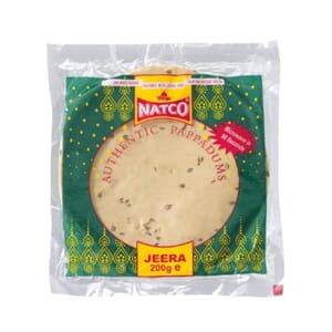 Natco Pappadoms Jeera 40X200G