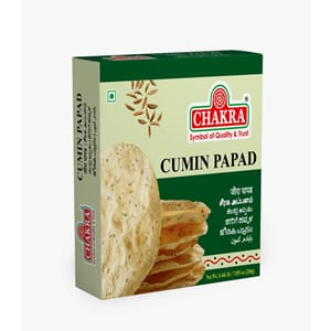 CHAKRA CUMIN PAPADOMS No:4 40x200g