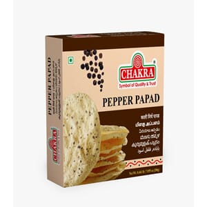 CHAKRA PEPPER PAPADOMS No:4 40x200g