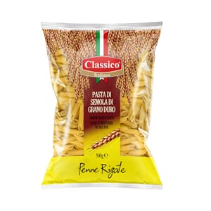 Classico Italiano Penne Rigate pasta 24x500g