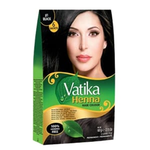 Vatika Hair Colour Jet Black 6x60g