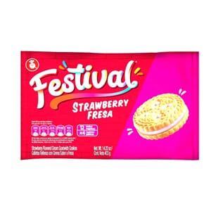 Festival Strawberry Cookies 12x403g