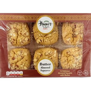 Humis Butter Almond Square Biscuit 16x350g