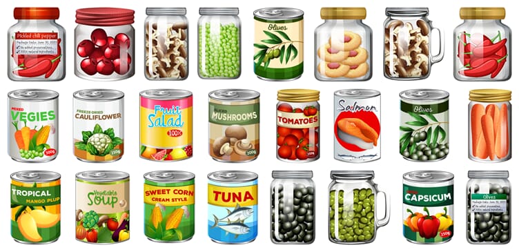 Hermetisk frukt og grønt