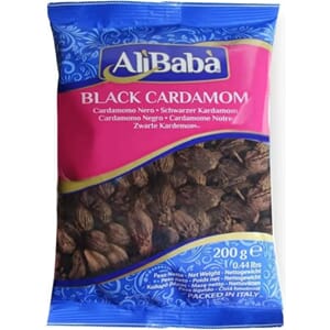 Ali Baba Black Cardamoms 8x200g