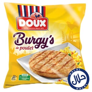 Doux Kylling Burger 10stk 12x1000g