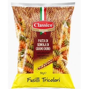 Classico Italiano Tricolore pasta ( Fusilli ) 24x500g