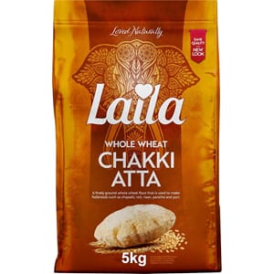 Laila Whole Wheat Chakki Atta 5KGx4