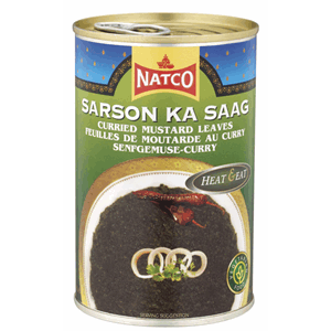 Natco canned Sarson Ka Saag 12x450g