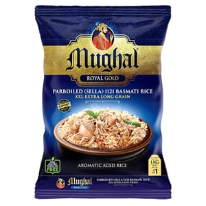 Mughal Royal Gold 1121 Sella Basmati Rice 20X1KG