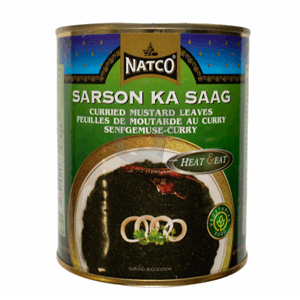 Natco canned Sarson Ka Saag 12x800g