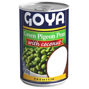 Goya Green Pigeon Peas W/Coconut 24X425gr