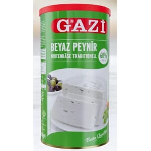 Gazi White Cheese in Brine 60 % 6x800g