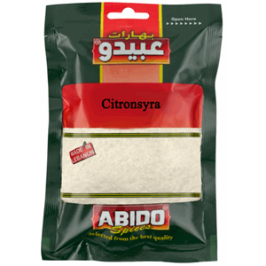 Abido Citron Syre 10X100G
