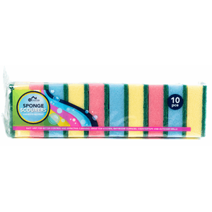 CS Home Sponge Scourers 10pk
