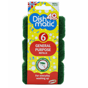 Dish Matic Brush Refilles General SCOURER 6pk