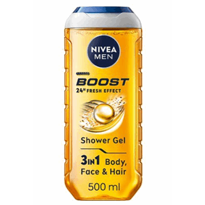 Nivea Shower Gel Men Boost 6X500ml