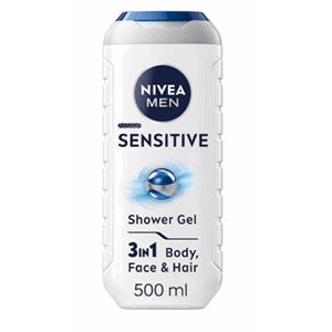 Nivea Shower Gel Men Sensitive 6X500ml