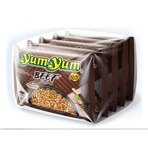 Yum Yum Beef Inst. Noodle 5pk x 24