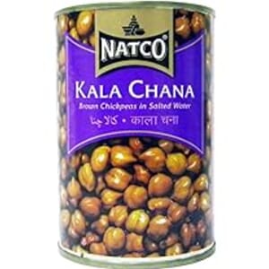 Natco Canned Boiled Kala Chana 12x400g