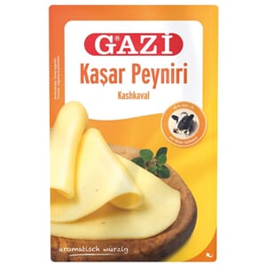 Gazi Kashkaval Hard Cheese 45%Fett. Vacum 12x125g