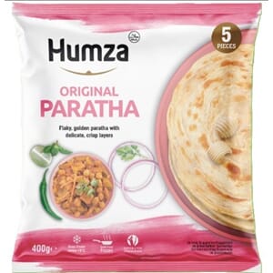 Humza Plain Paratha ( 80gx5psc ) 12x400g